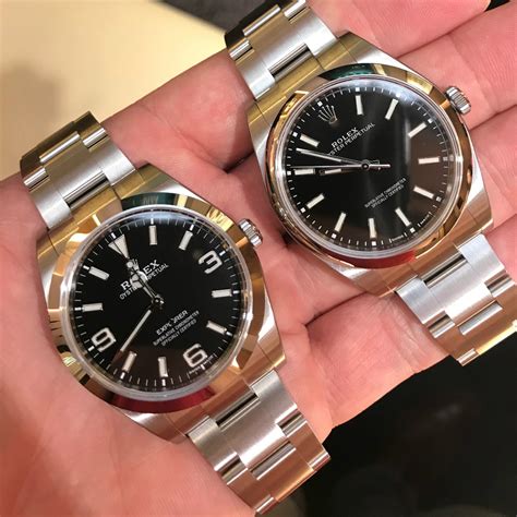 rolex op 36 vs explorer